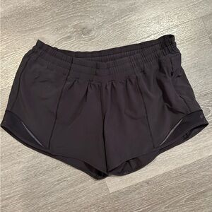 lululemon athletica black hotty hot Women's Athletic Shorts